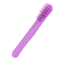 Pieptene pentru înnodarea părului pentru femei, gel de siliciu violet