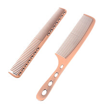 Set de piepteni de frizerie din aluminiu pentru bărbați și femei, pachet de 2