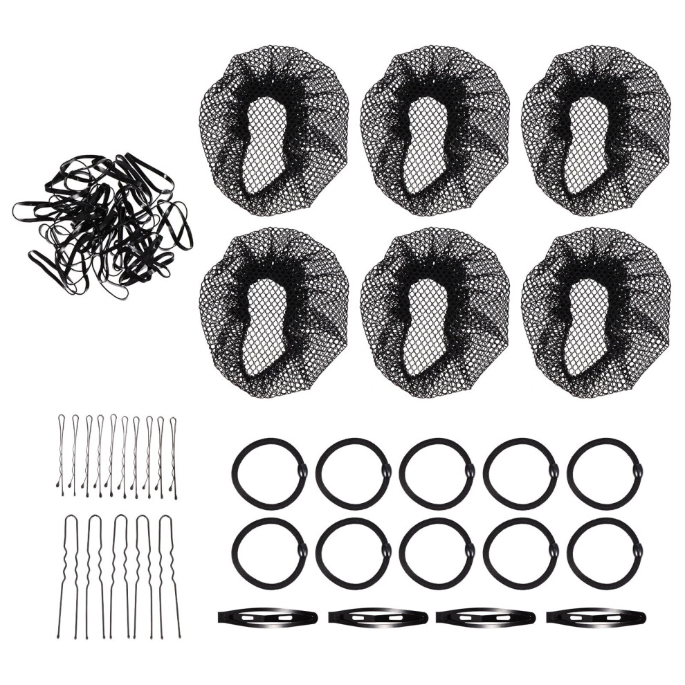 Hair Bun Shaper Black One Piece