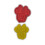 Cortador de galletas de Mickey Mouse rojo mediano 3