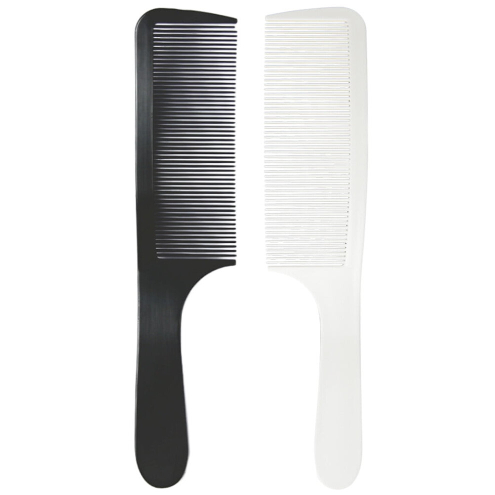 Barber Comb Set Curved and Flat Top 2-Piece