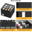 Shoe Organizer for Closet Black Linen-like Adjustable 5