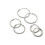 Sterling Silver Mini Hoop Earrings 3 Pairs 2