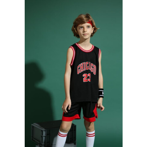 Παιδικό Σετ Φανέλας Michael Jordan Bulls Μαύρο S (120-130cm) 1