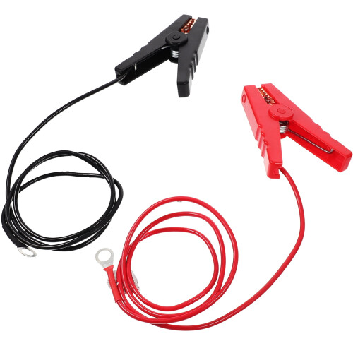 Conector metalic cu clemă crocodil, 20 cm