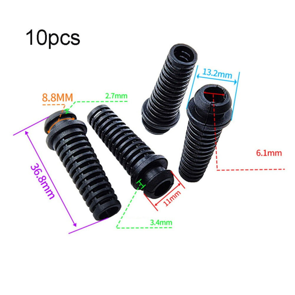 Cable Gland Connector Rubber Strain Relief 10 Pack 9107258846785