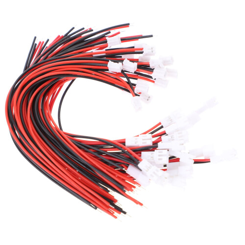 Conector de cablu electric, priză cu 2 pini, 20 buc.