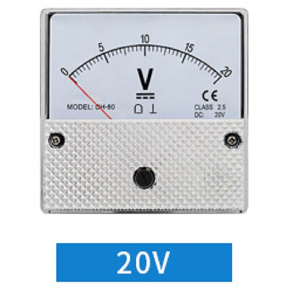 Analog Dc Voltmeter Pointer Panel Meter 80V 9107258842060