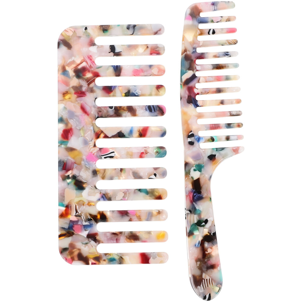 Eease wide detangling combs for hair care 2 pcs