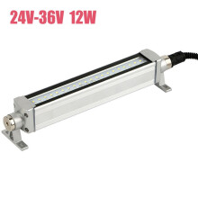Luz de trabalho LED para fresadora CNC com corpo em alumínio, 24V/36V