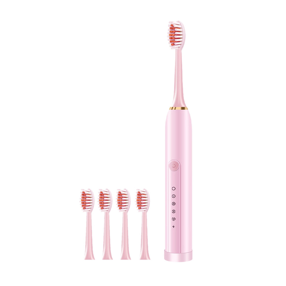 Penkiiy electric toothbrush with 4 brush heads and 6 modes