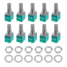 Potentiometer 5 kΩ, eingängig, Metallfilm, 10 Stück