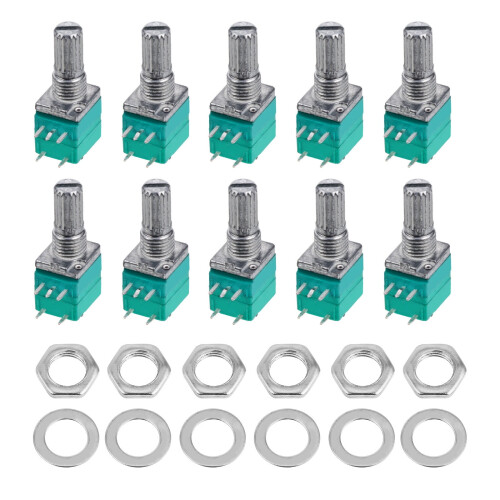 Potentiometer 5 kΩ, eingängig, Metallfilm, 10 Stück