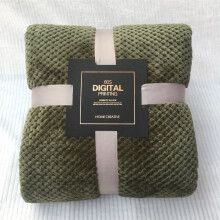 Army Green Polyester Bed Blanket