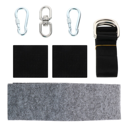 Tree Swing Hanging Straps Outdoor Set 2x1.5m with Locks
