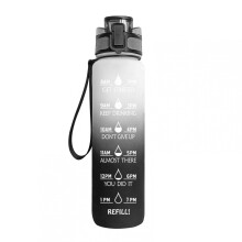 Penkiiy34oz sportwaterfles met tijdsaanduidingen en