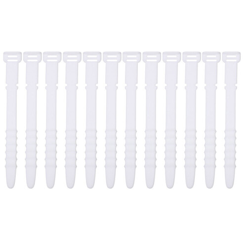 Siliconen kabeloprollers en snoerorganizers (12 stuks)