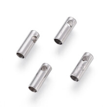 Capete de cablu din oțel inoxidabil, 20 buc., 7,5 x 2,6 mm, diametru interior 2 mm