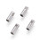 Rostfria sladdändar 20 st 7,5 x 2,6 mm innerdiameter 2 mm 1