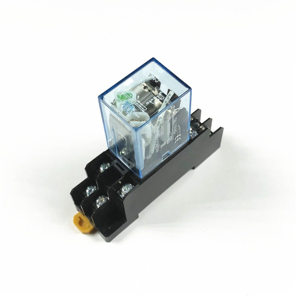 Mosiee Power Relay Dpdt 10A 8-Pin With Socket 9107258929037