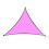 Bâche d'ombrage triangulaire Penkiiy 19,7 pouces verte 1