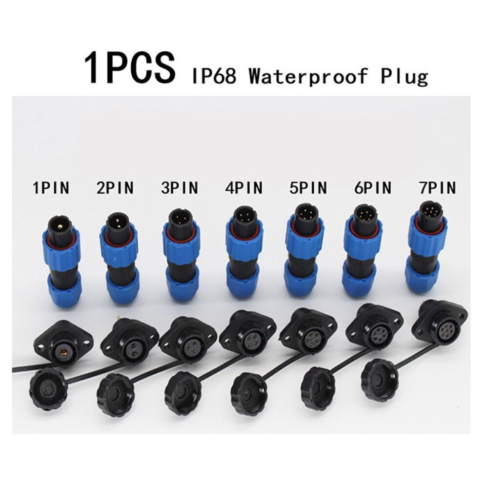 Mosiee Sp13 Ip68 Waterproof Aviation Connector 2-7 Pin 9107258847010