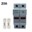 Mosiee solcellesikring 1000V DC 10x38mm med LED-holder 1