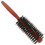 Cepillo redondo para el cabello con mango de madera para secar y peinar. 1