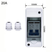 Zonne-PV-combinatiekast met DC-stroomonderbreker en aansluitdoos