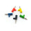 Messing bananplugg skrueterminaler 4 mm 100 stk 1