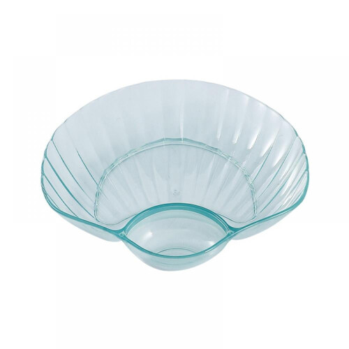 Assiettes multi-usages en plastique transparent pour les collations et