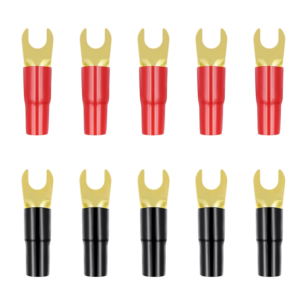 Terminal Connectors Crimp Wire Plugs 5 Pairs 8 Gauge 9107258539540