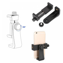 Prettyui360graders Smartphone Stativadapter Hållare Mobiltelefon Universal Mount Adapter