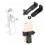 Prettyui 360 Smartphone-Stativadapter, universelle Handyhalterung 1