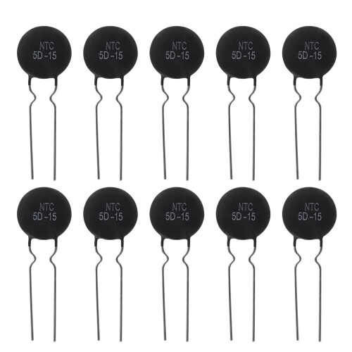 NTC-Thermistor-Einschaltstrombegrenzer, 20 Stück, 5D-15, 0,125 W