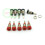 Terminal banană cupru 2mm 2 culori 100 buc 1