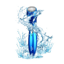 Elektrisch scheerapparaat voor mannen, waterdicht, oplaadbaar en draagbaar.