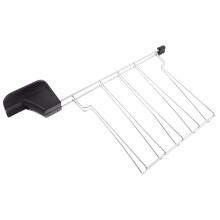 Mini brødrister grillrist rustfritt stål 2 stk