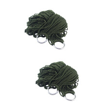 Nylon Hammock Outdoor Leisure Bed 2 Count