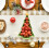 Watercolor Buffalo Plaid Christmas Tree Table Runner 3