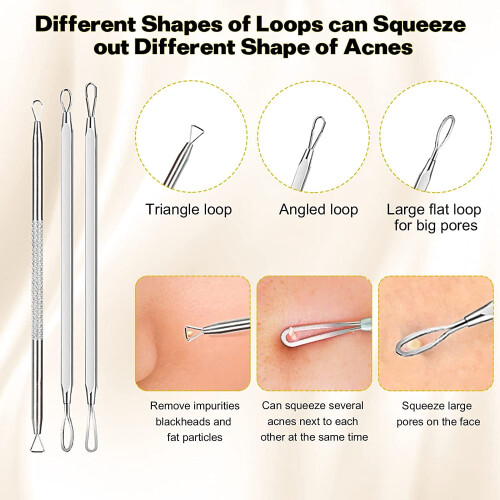 Blackhead Remover Tool Set Stainless Steel 20 pcs 2