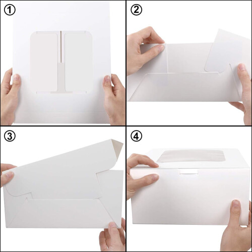 Boîtes à gâteaux Eease avec fenêtre (5 pièces) 1