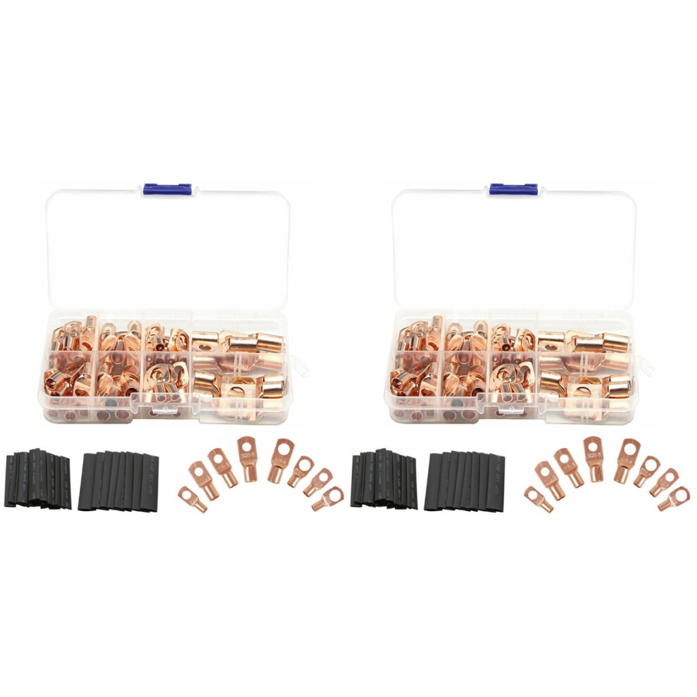 Copper Crimp Cable Lugs With Heat Shrink Tube 280 Pcs 9107258525659