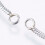 Pulseira deslizante ajustável em aço inoxidável de 9 polegadas (23 cm) e 1,5 mm 3