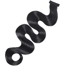 Extensiones de cabello largo estilo retro para mujer con aspecto natural.