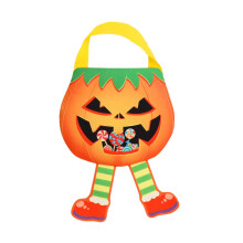 Halloween godteripose i stoffveske 20x20cm
