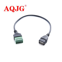 USB2.0 hona skruvterminal adapterkabel