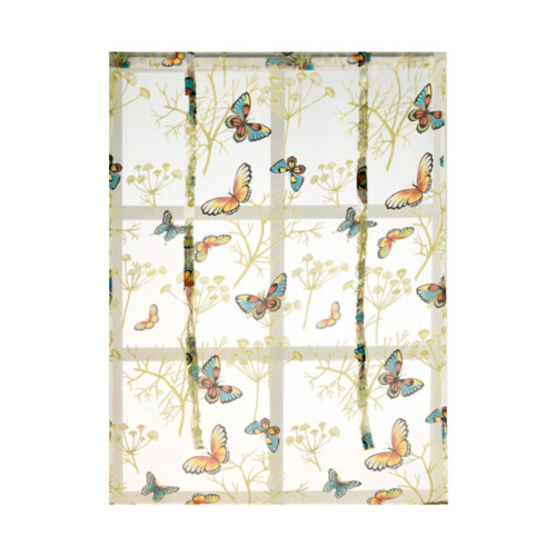 Sheer Tulle Curtains Butterfly Pattern 23.62 x 47.24 in 1