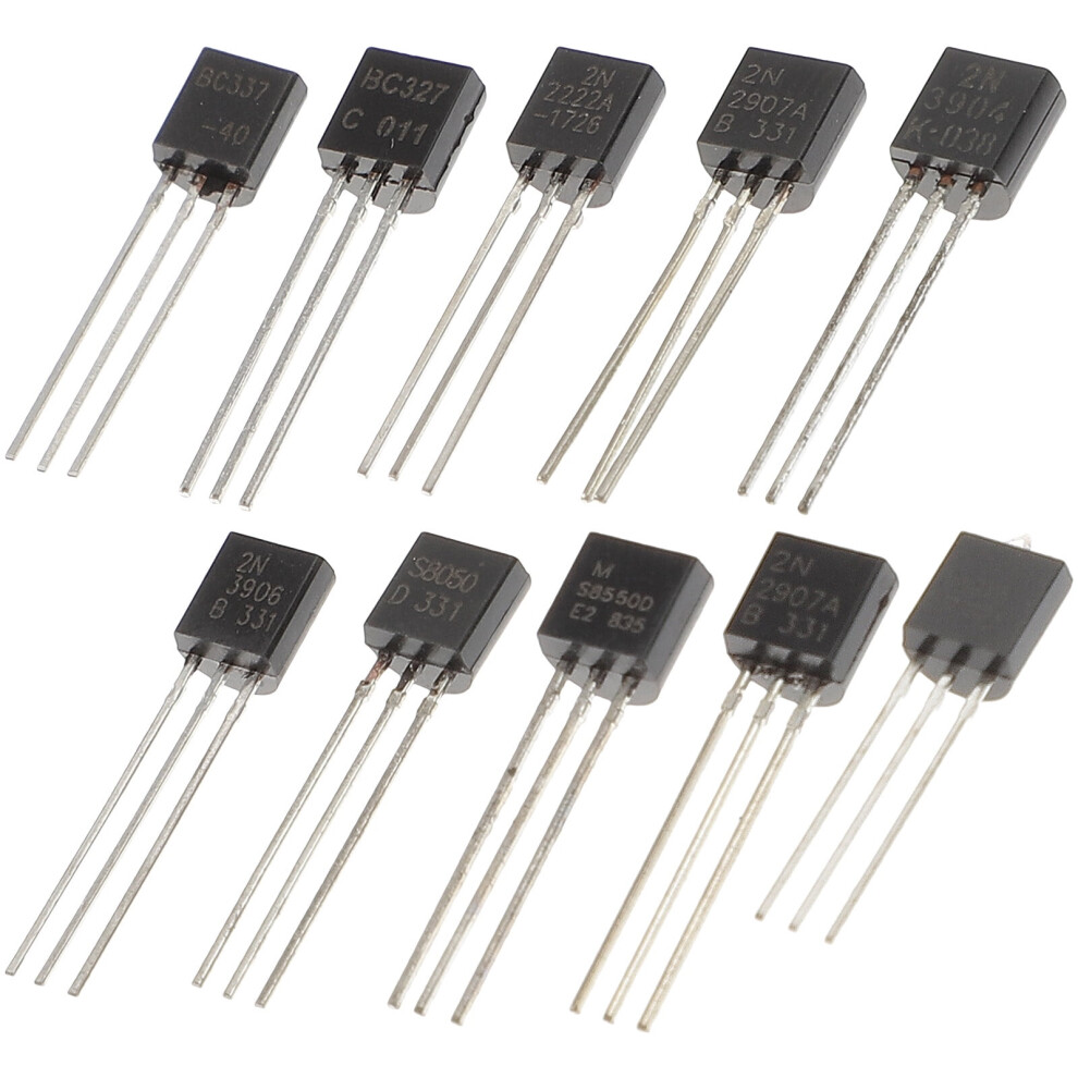 Triode Transistors Assortment Kit 200 Pcs 9107258845542
