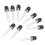 Klar LED-diode 10 mm 10 stk 1